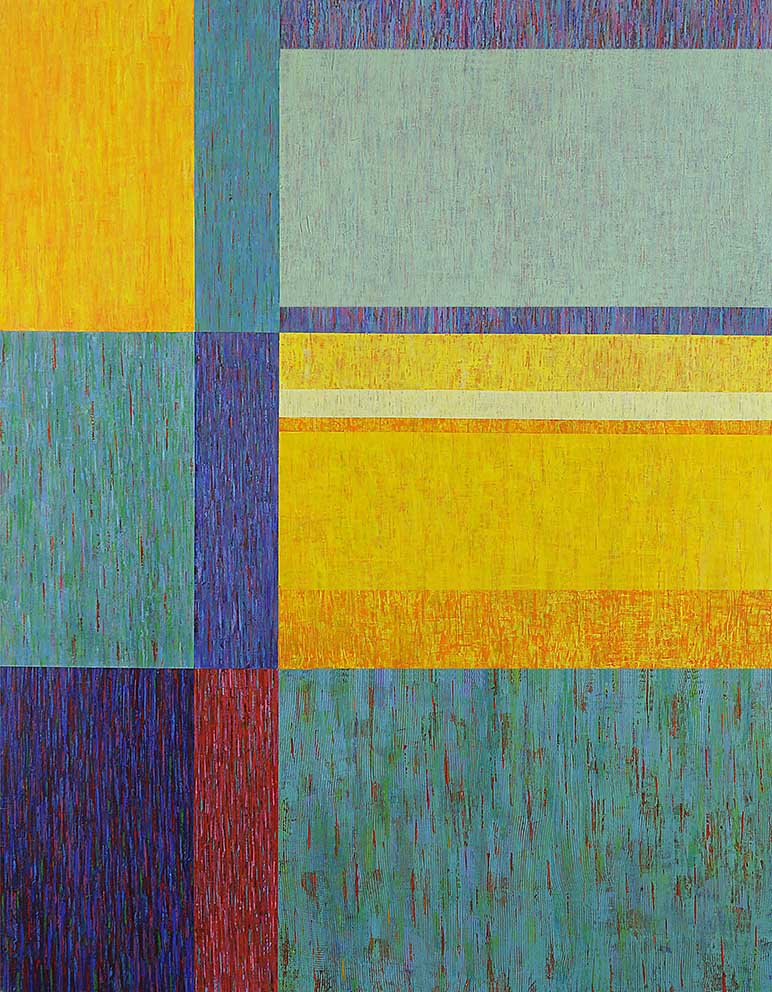 45 Lend skab, Acryl auf LW, 140 x 180cm, 2000