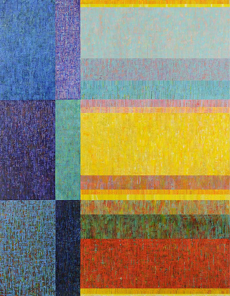51 Lend skab, Acryl auf LW, 140 x 180cm, 2002