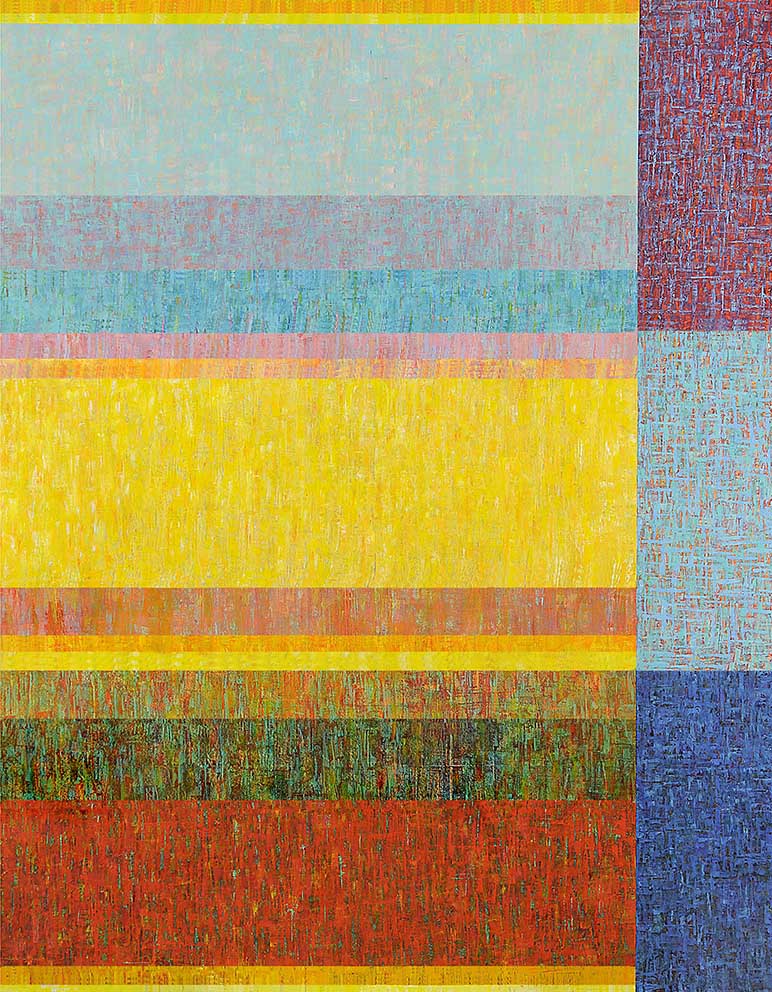 52 Lend skab, Acryl auf LW, 140 x 180cm, 2002