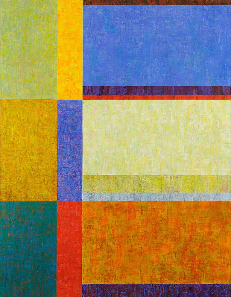 53 Lend skab, Acryl auf LW, 140 x 180cm, 2002