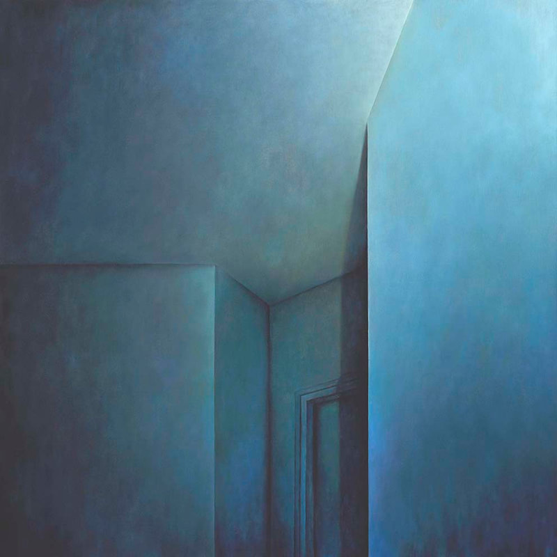 Interiors 15, 100 x 100cm, Öl LW, 2009