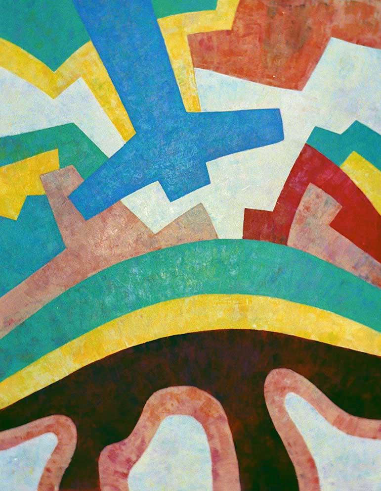 05 Lend skab, Acryl auf LW, 140 x 180cm, 1989/90