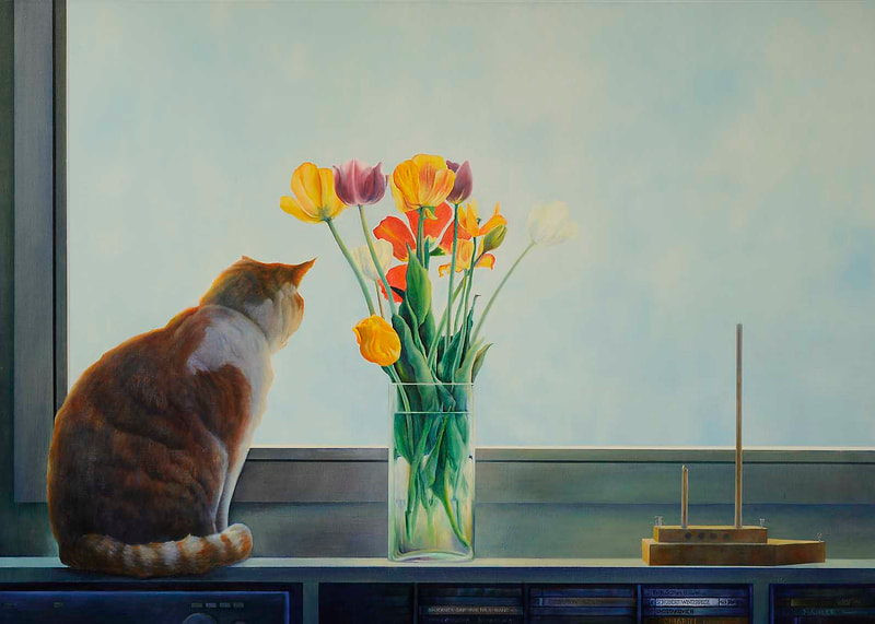 Interiors 5 (Winterreise), 100 x 140cm, Öl LW, 2005*
