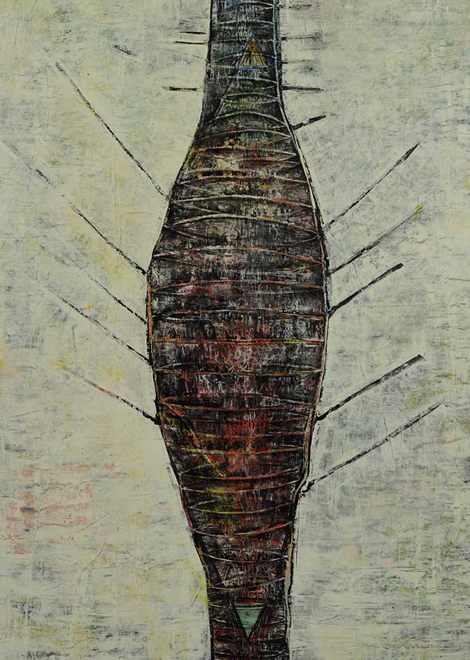 05 BarkeGefäss, Acryl auf Papier, 91 x 128cm, 1995.jpg