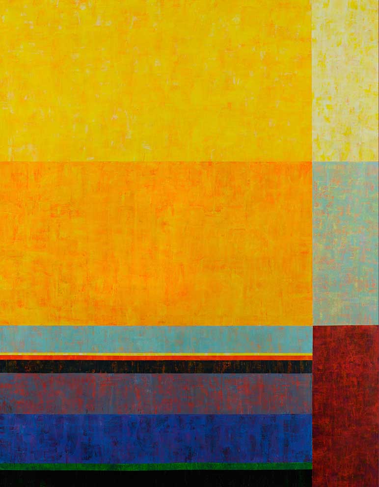 56 Lend skab, Acryl auf LW, 140 x 180cm, 2002
