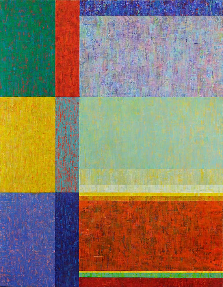 57 Lend skab, Acryl auf LW, 140 x 180cm, 2002