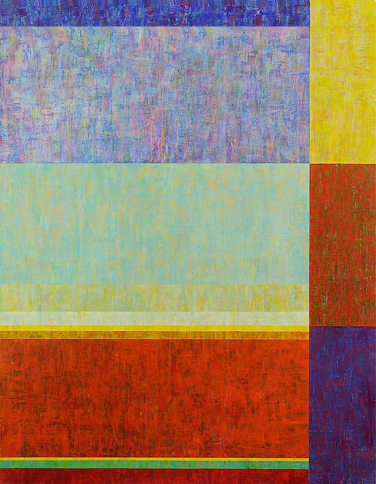 58 Lend skab, Acryl auf LW, 140 x 180cm, 2002