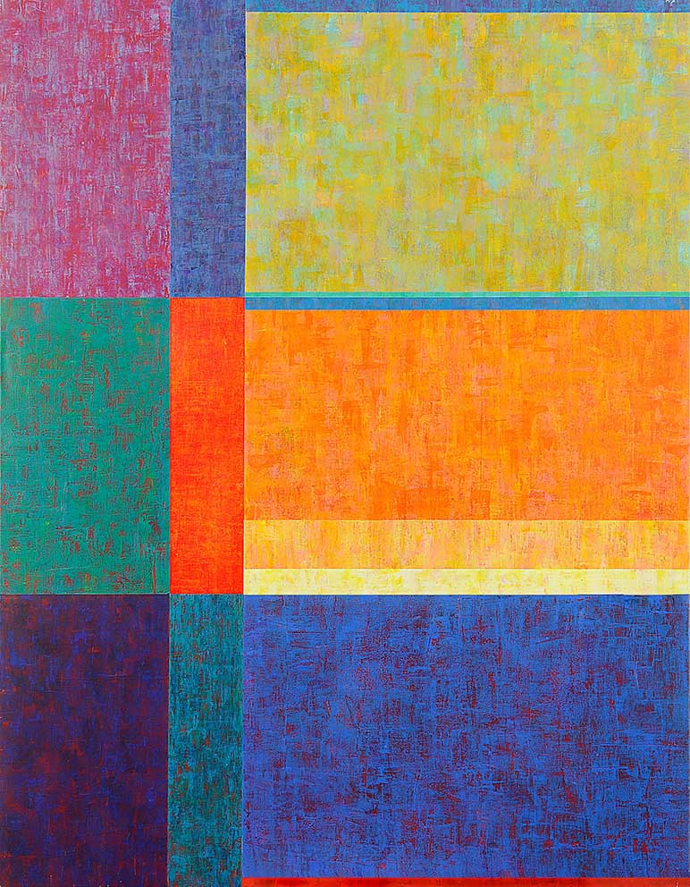 61 Lend skab, Acryl auf LW, 140 x 180cm, 2004