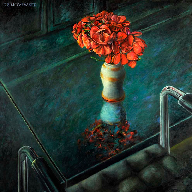 Interiors 16, 100 x 100cm, Öl LW, 2010