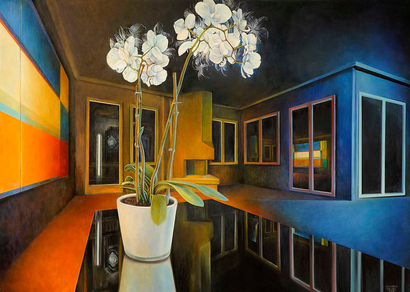 Interiors 6 (Für Antonia), 100 x 140cm, Öl LW, 2006