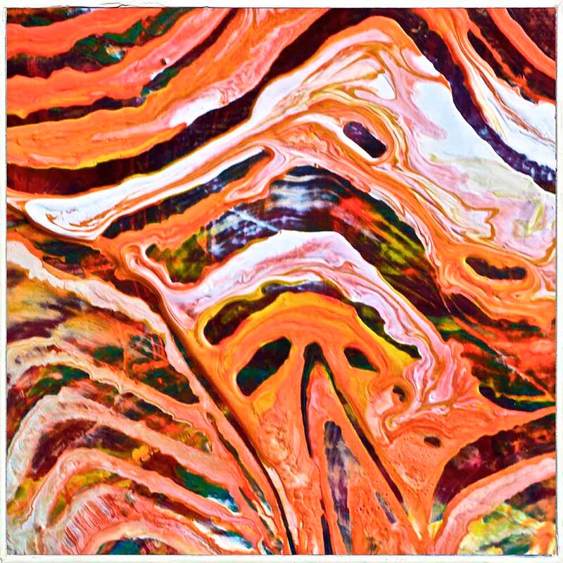 6 Tonspuren S6, Debussy, "La plus que lente" MDF, 20 x 20cm, 2019 - 5