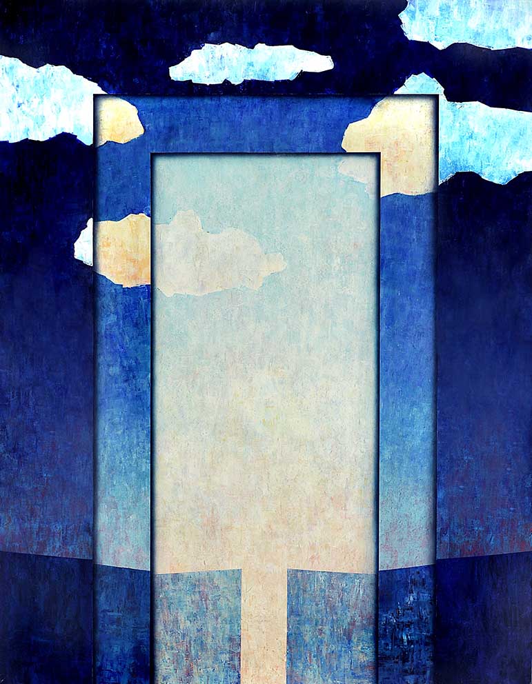07 Lend skab, Acryl auf LW, 140 x 180cm, 1992