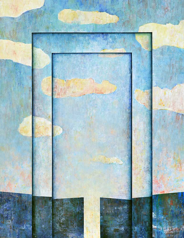 08 Lend skab, Acryl auf LW, 140 x 180cm, 1992