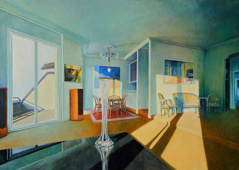 Interiors 8, 100 x 140cm, Öl LW, 2007