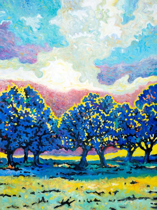 10 Im engen Radius - Spaziergänge, ÖL auf LW, 60x80cm, 2019