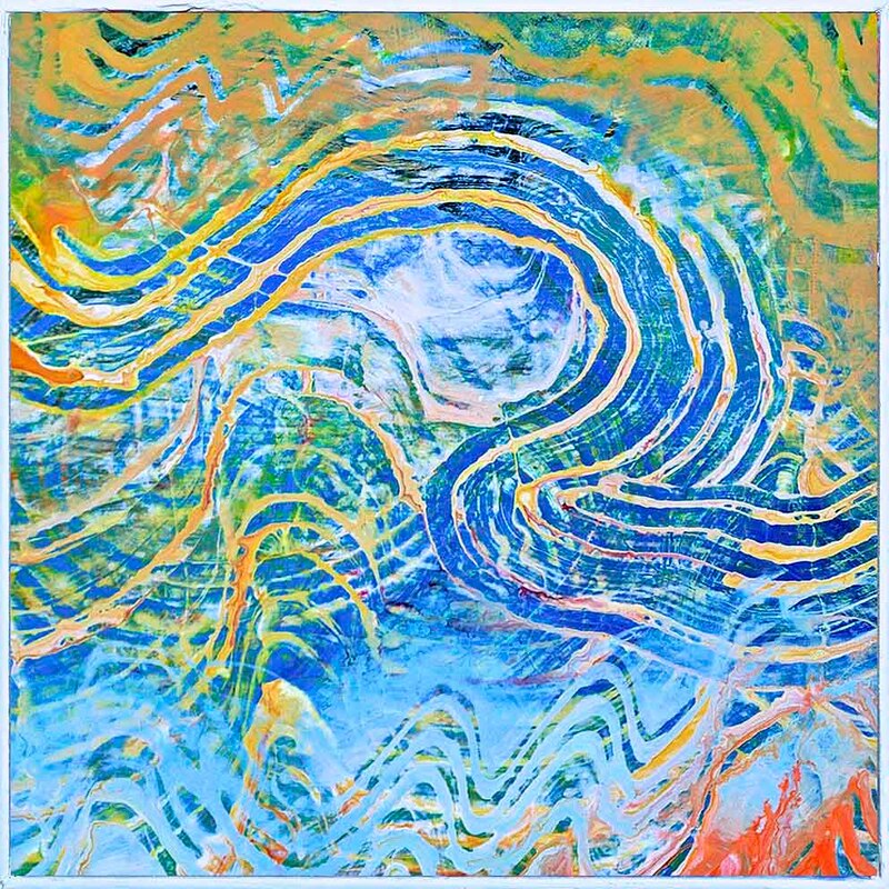 8 Tonspuren S6, Debussy, "La plus que lente" MDF, 20 x 20cm, 2019 - 7