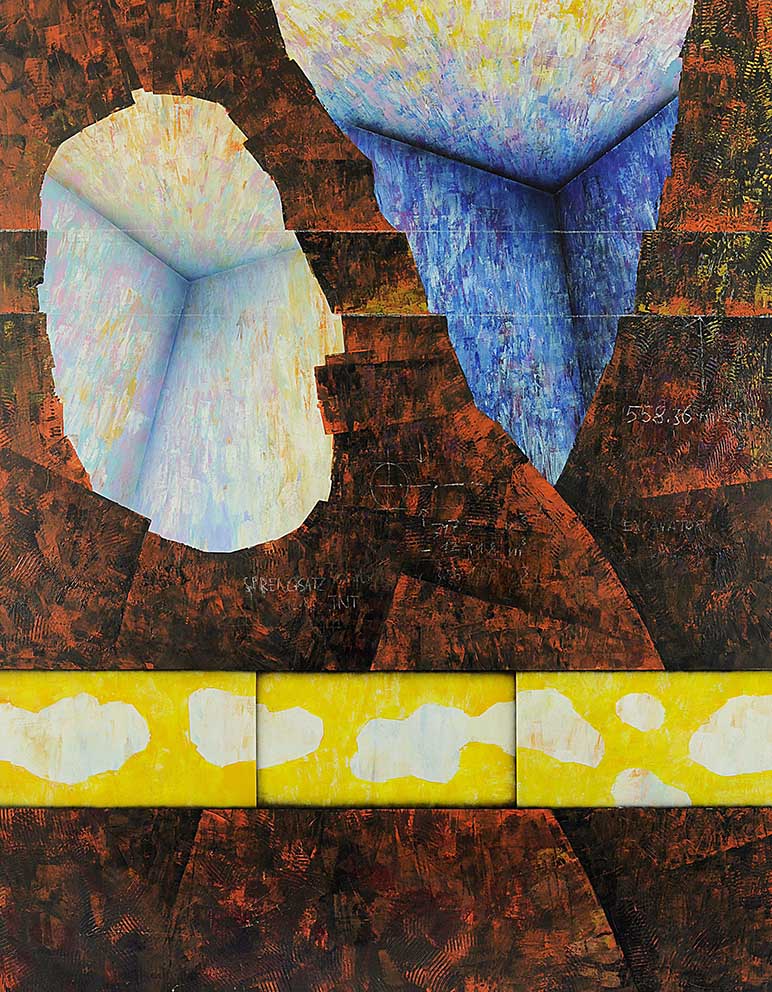 18 Lend skab, Acryl auf LW, 140 x 180cm, 1993