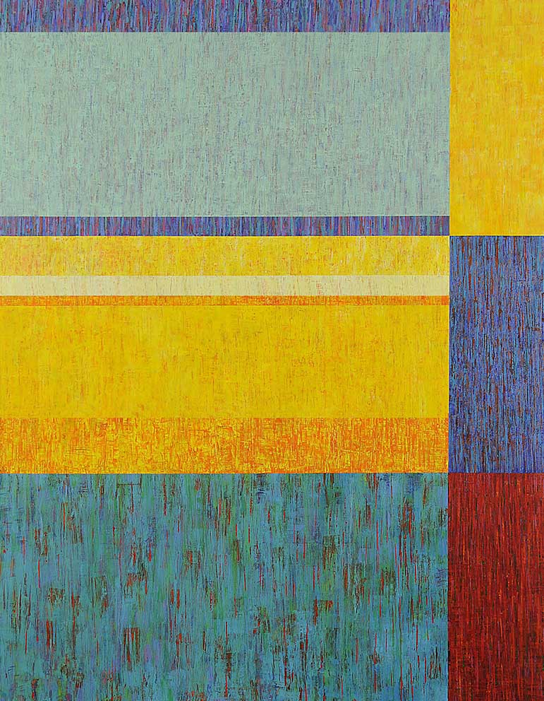46 Lend skab, Acryl auf LW, 140 x 180cm, 2000