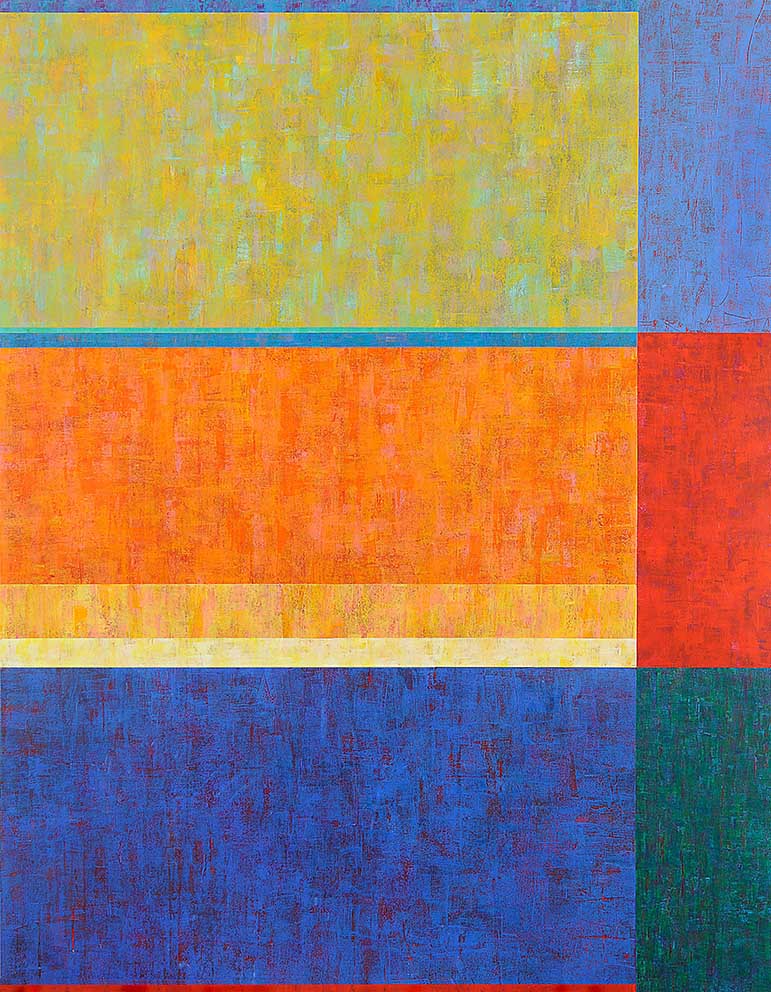 62 Lend skab, Acryl auf LW, 140 x 180cm, 2004