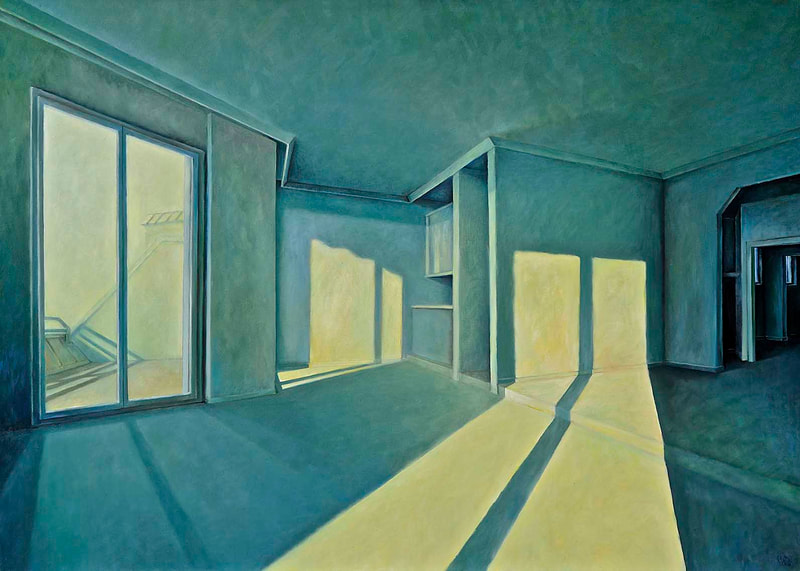 Interiors 9, 100 x 140cm, Öl LW, 2007