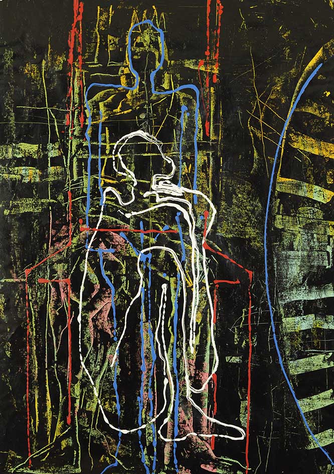09 Gefäss-Glaukos, Acryl auf Papier, 91 x 128cm, 1995.jpg