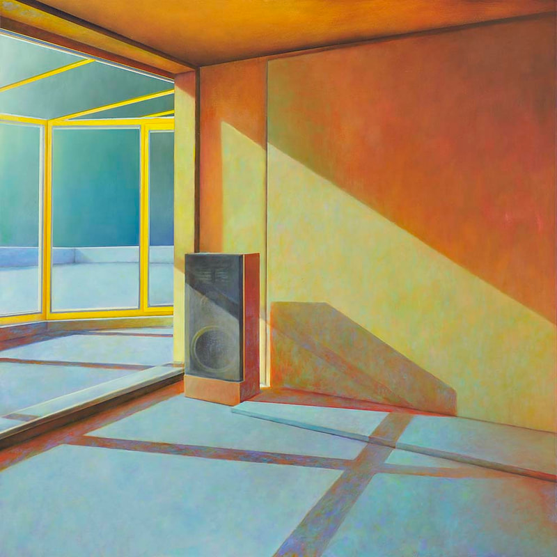 Int. Atelier 10, 100 x 100 cm, Öl LW, 2010