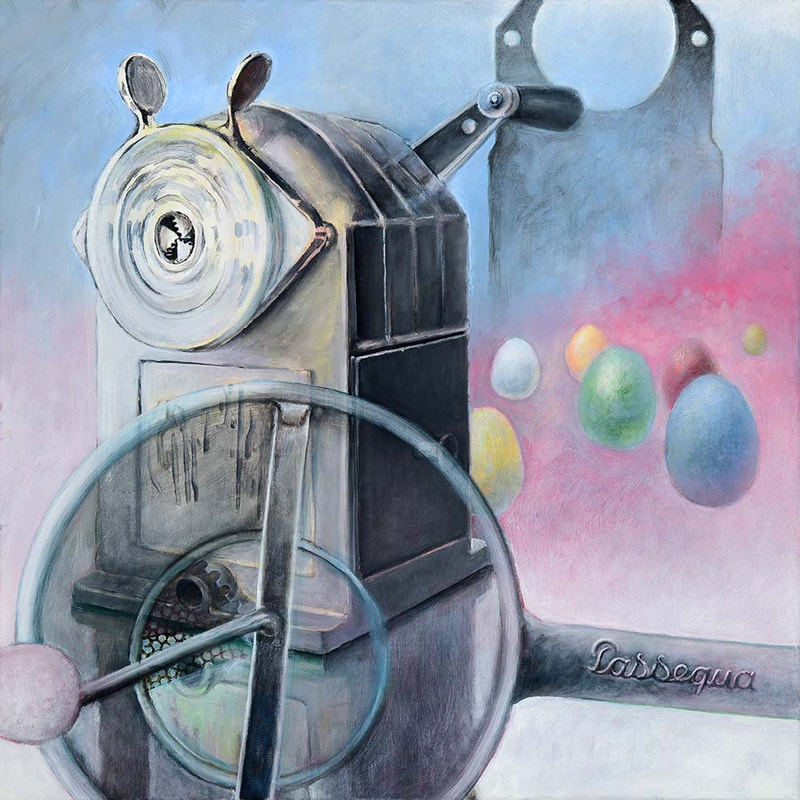 Interiors 21 (Passequa 1), 60 x 60cm, Acryl auf LW, 2018