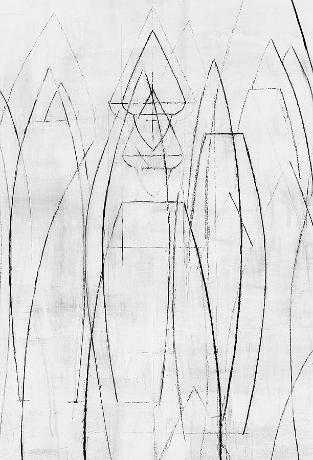 12 Aus dem Skizzenbuch, 17x25cm, 1994 (A.Knüsels Gefässe)