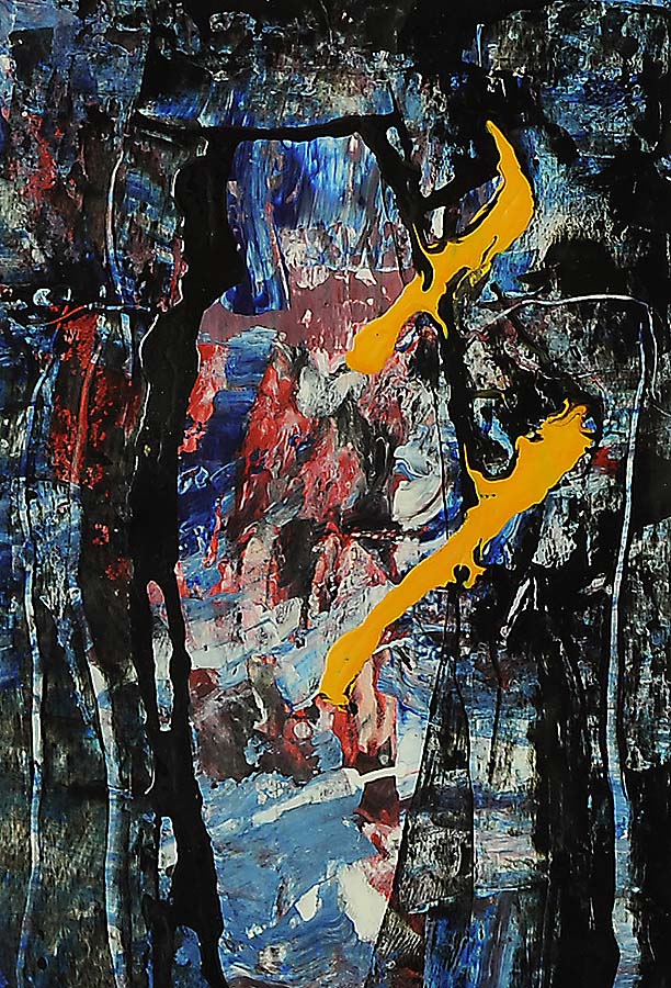 28 Rausch der Mainaden, 17x25cm, 1994