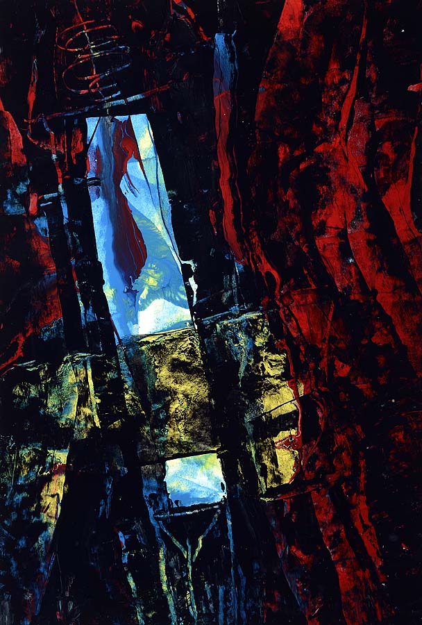 27 Stampfen, Drehen,...17x25cm, 1994