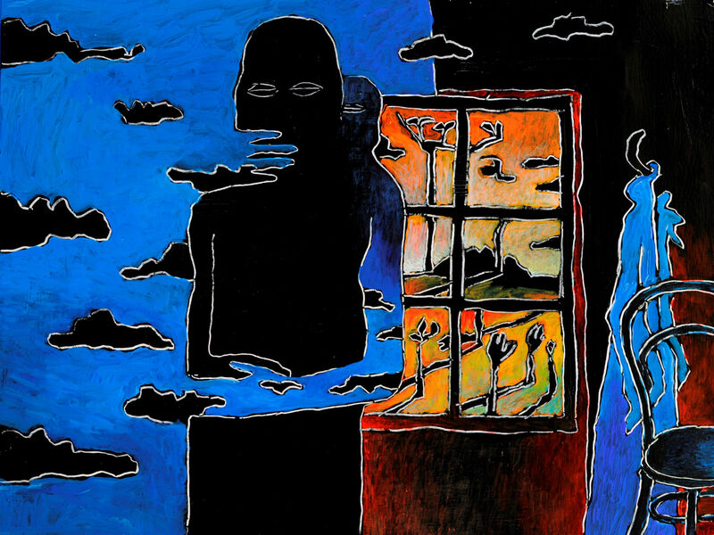 Courant d'air 1, Acryl auf HK, 60 x 80cm, 1995-96 - 22
