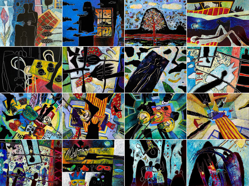 Courant d'air 1, Kompilation, 240 x 320cm, 1995-96 - 24