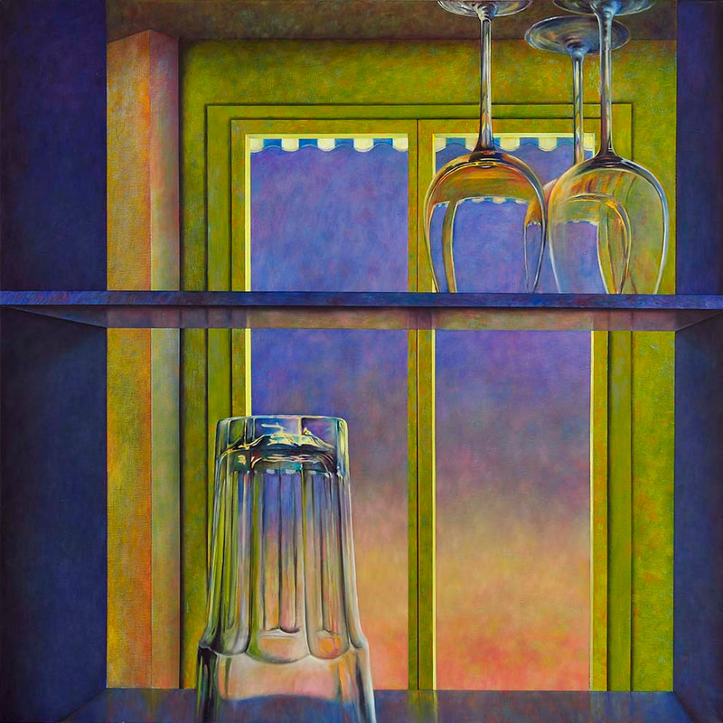 Int.Passage 2, Öl auf LW, 100 x 100cm, 2010*