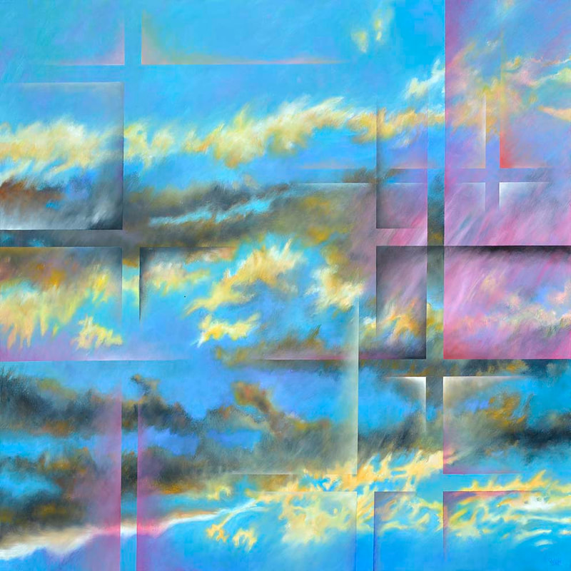 Int.Passage 24, Öl auf LW, 100 x 100cm, 2014
