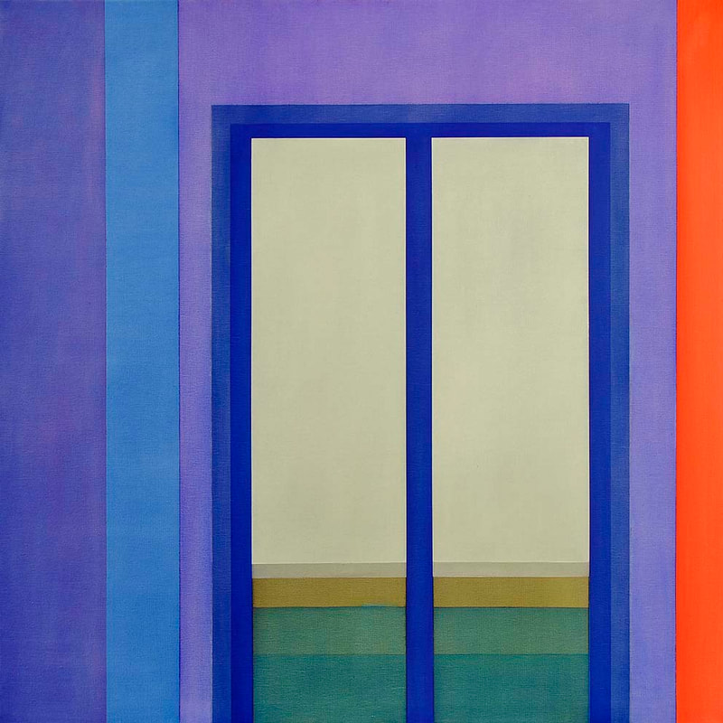 Int.Passage 6, Öl auf LW, 100 x 100cm, 2010