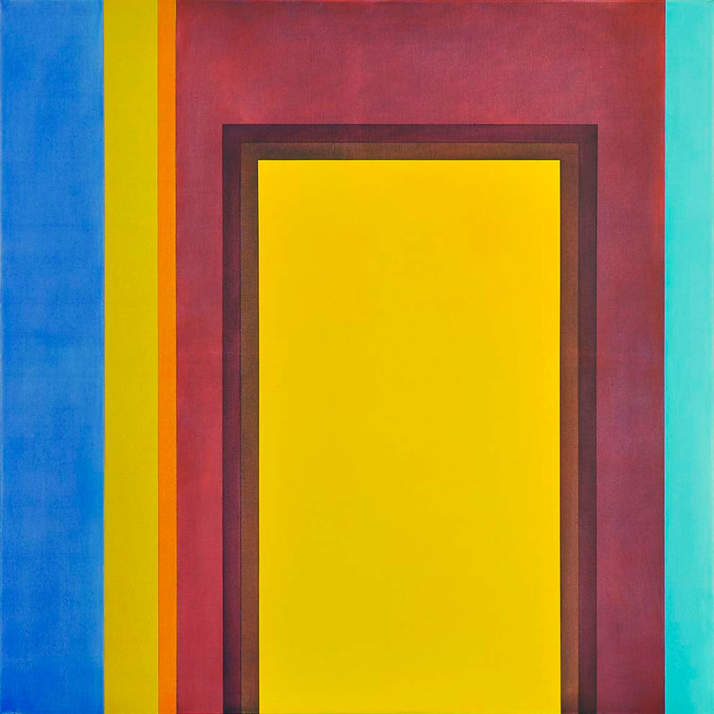Int.Passage 8, Öl auf LW, 100 x 100cm, 2010