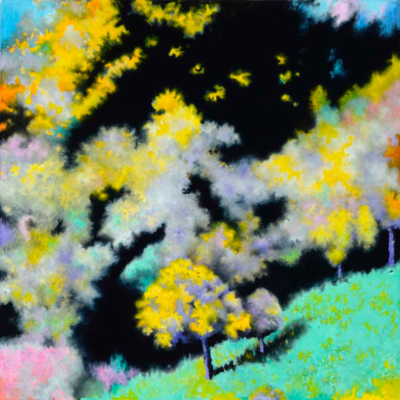 Les parfums d'un soir d'été" 1,
Öl LW, 60x60cm,2026
