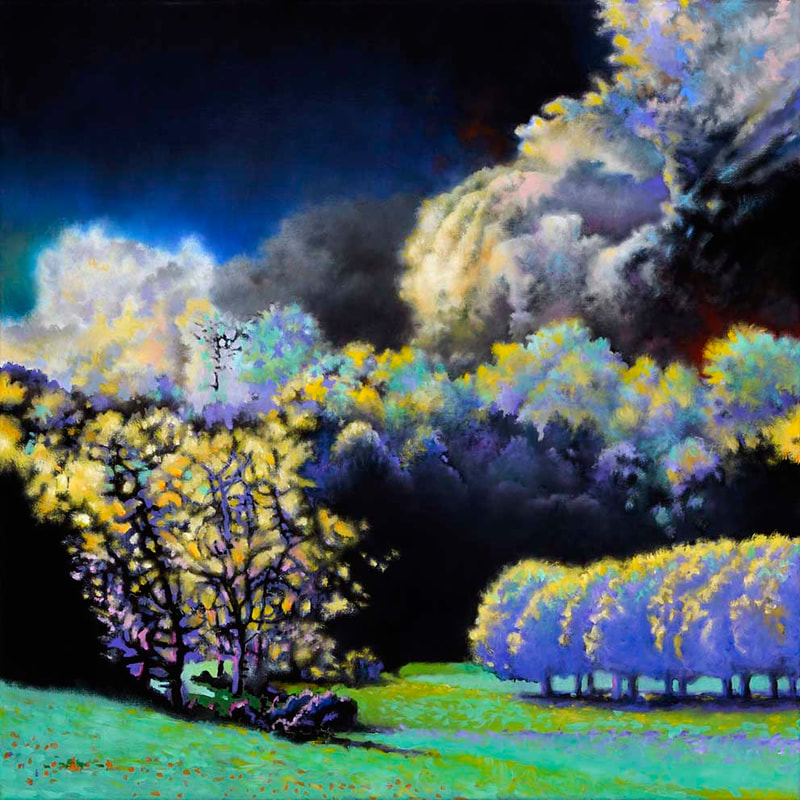Les parfums d'un soir d'été" 2,
Öl LW, 60x60cm,2026