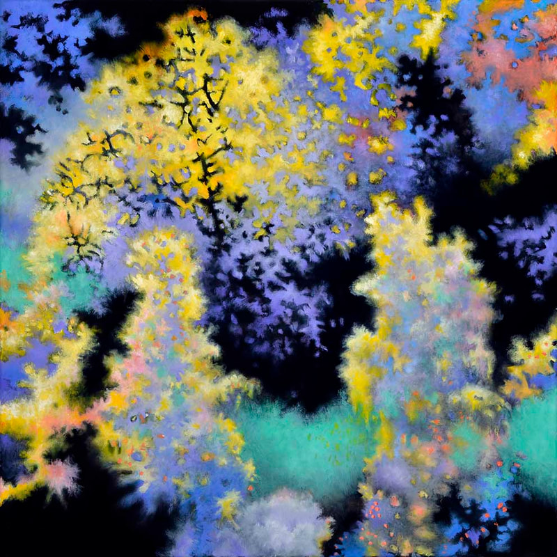 Les parfums d'un soir d'été" 3,
Öl LW, 60x60cm,2026