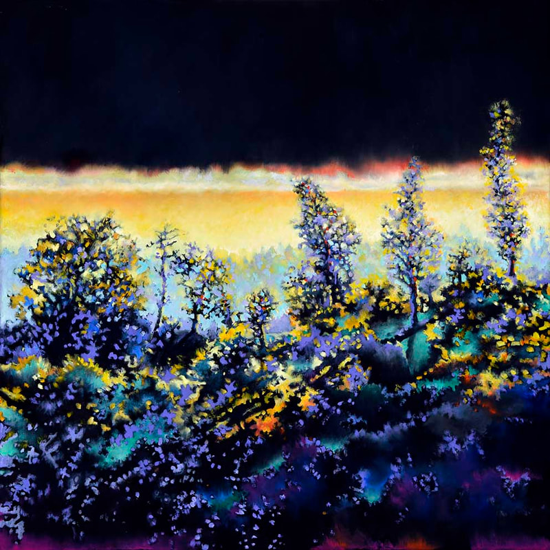 Les parfums d'un soir d'été" 5,
Öl LW, 60x60cm,2026