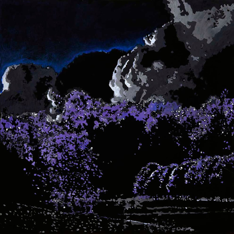 Les parfums d'un soir d'été" 6,
Öl LW, 60x60cm,2026