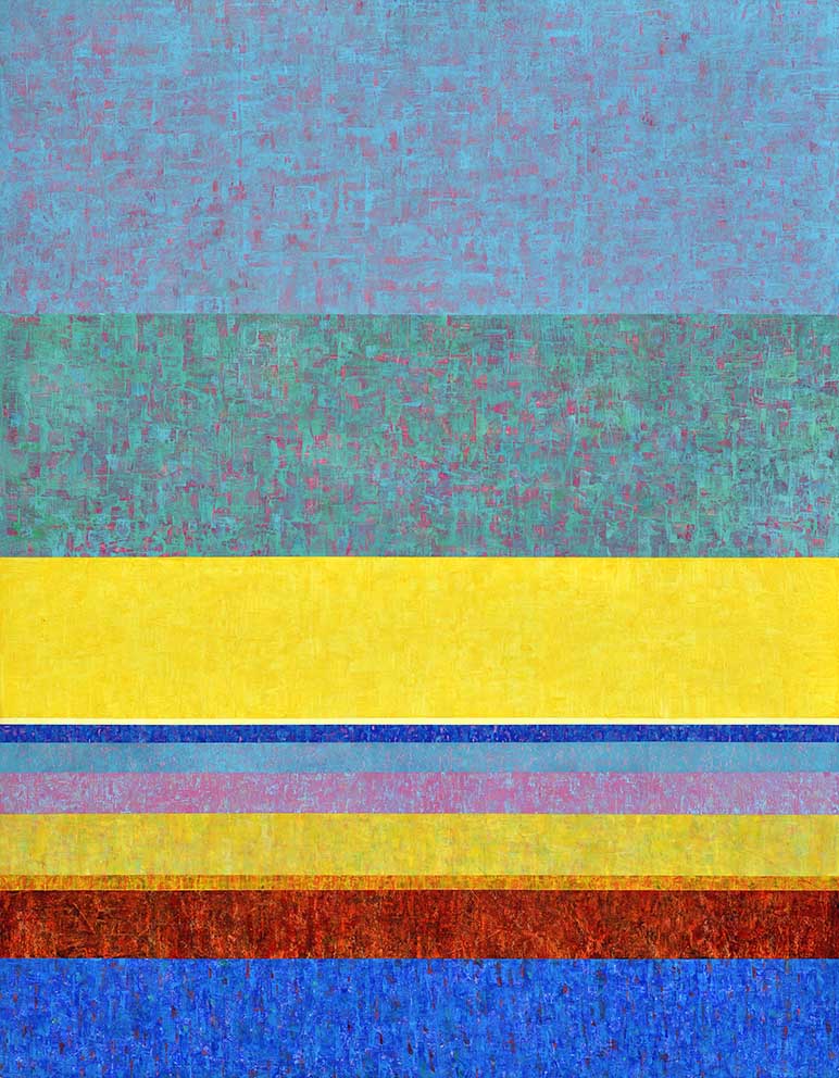 66 Lend skab, Acryl auf LW, 140 x 180cm, 2024,überarbeitet 2026