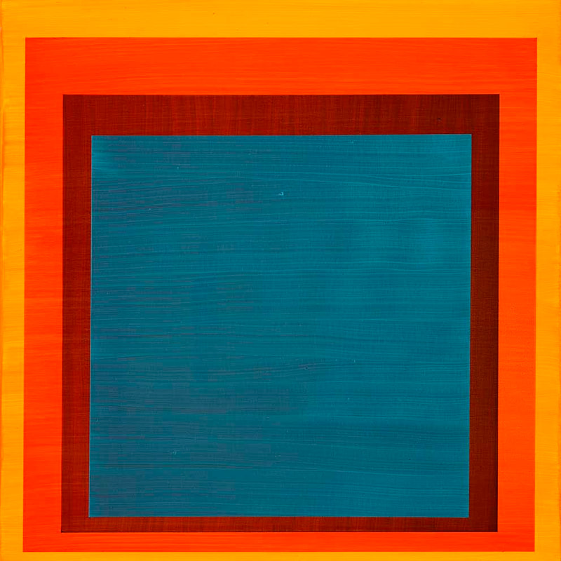 Int.Passage, étude 2 60x60cm, Acryl auf LW, 2025