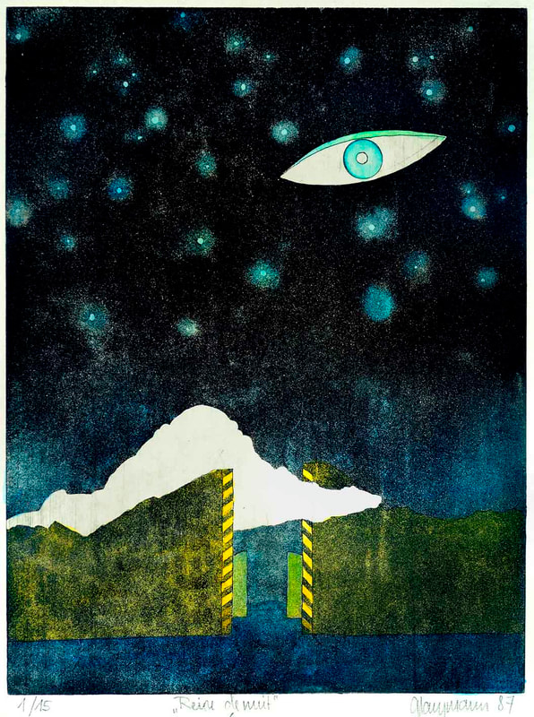 27 Reine de nuit, 15x20cm, 1987