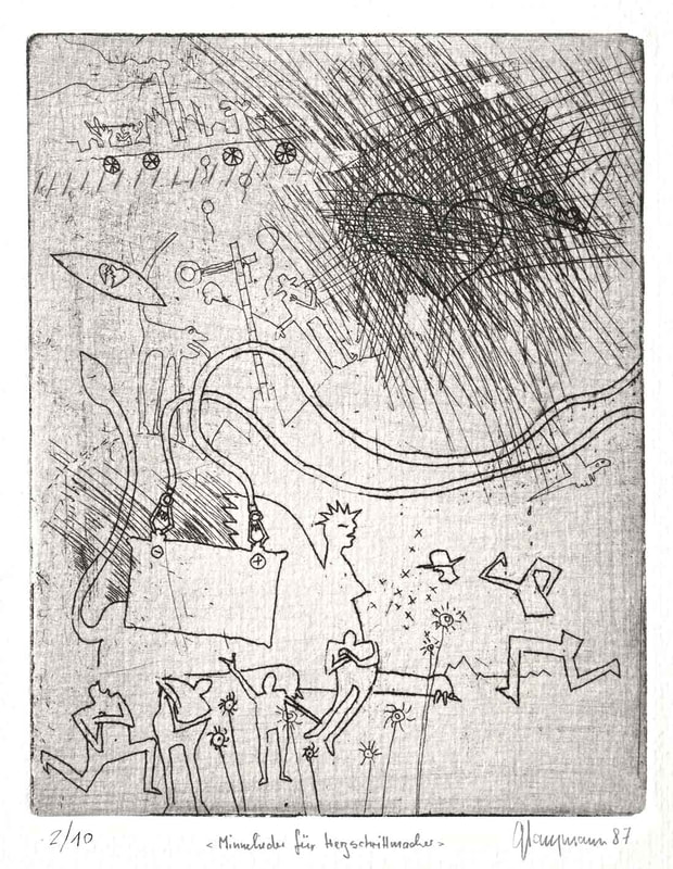 16 Minnelieder für Herzschrittmacher, 9x11cm, 1987