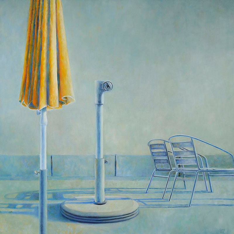 S2-1 I.k.R."Die Terrasse", Öl LW, 100 x 100cm, 2006