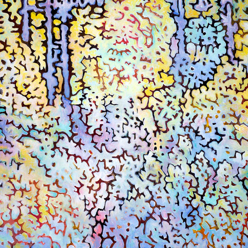 05 I.k.R."Die Terrasse", Serie 3, Öl LW, 100 x 100cm, 2012