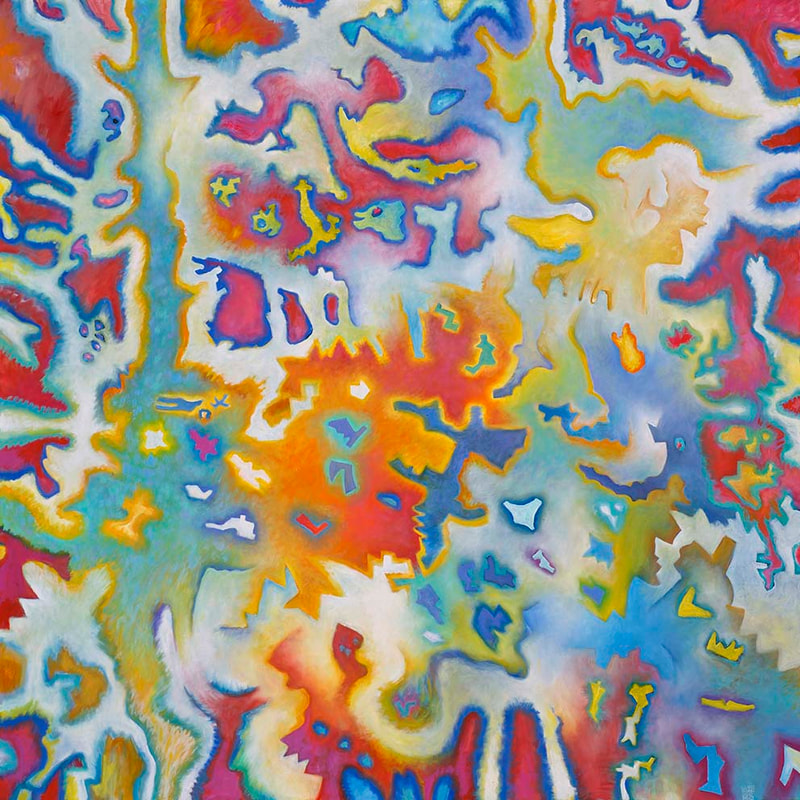 12 I.k.R."Die Terrasse", Serie 3, Öl LW, 120 x 120cm, 2012