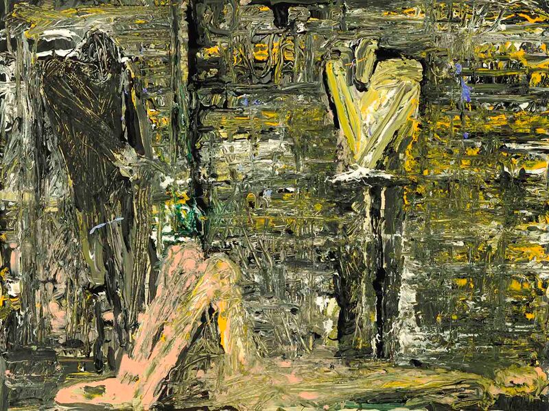Squat-in-a-cold-room-4,-Acryl-auf-HK,-60-x-80cm,-1994