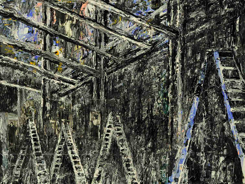 Squat-in-a-cold-room-7,-Acryl-auf-HK,-60-x-80cm,-1994